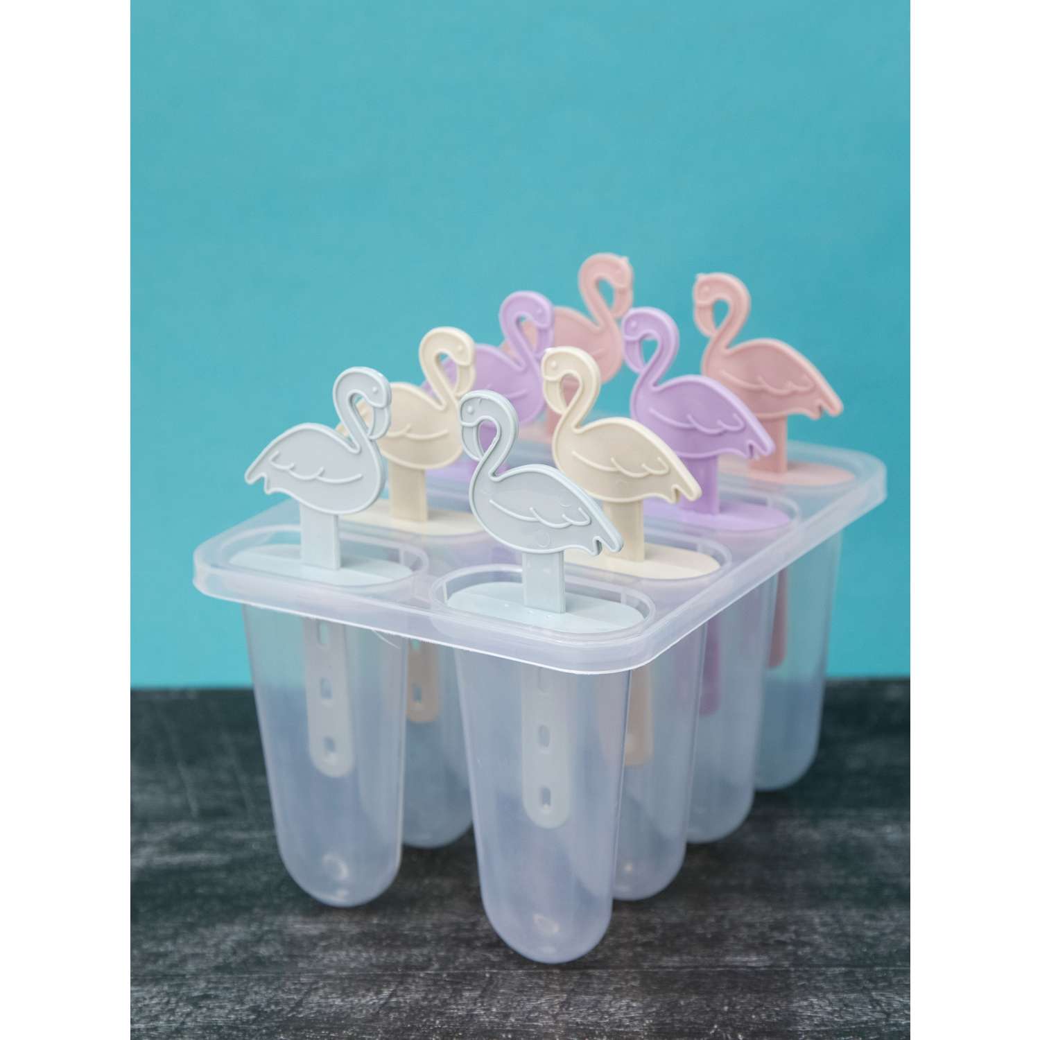 Формочки для мороженого iLikeGift Flamingo - фото 1