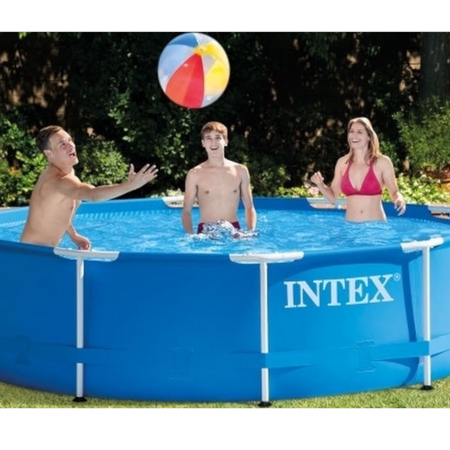 Каркасный бассейн Intex 28202NP Metal Frame Pool Set с фильтр-насосом 305х76 см 4485 л