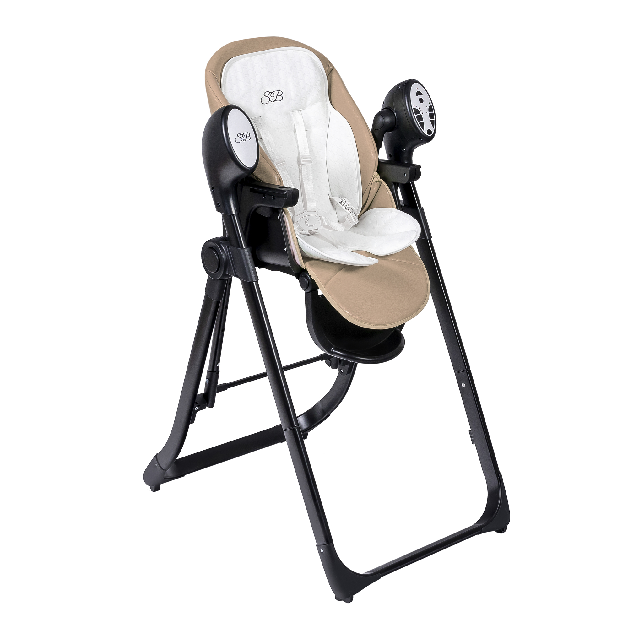 Стульчик для кормления Sweet Baby Fiesta Black-Beige - фото 6