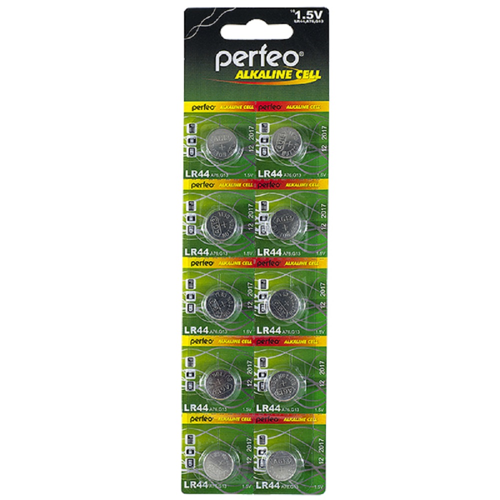 Батарейки Perfeo PF LR44/10BL - фото 1