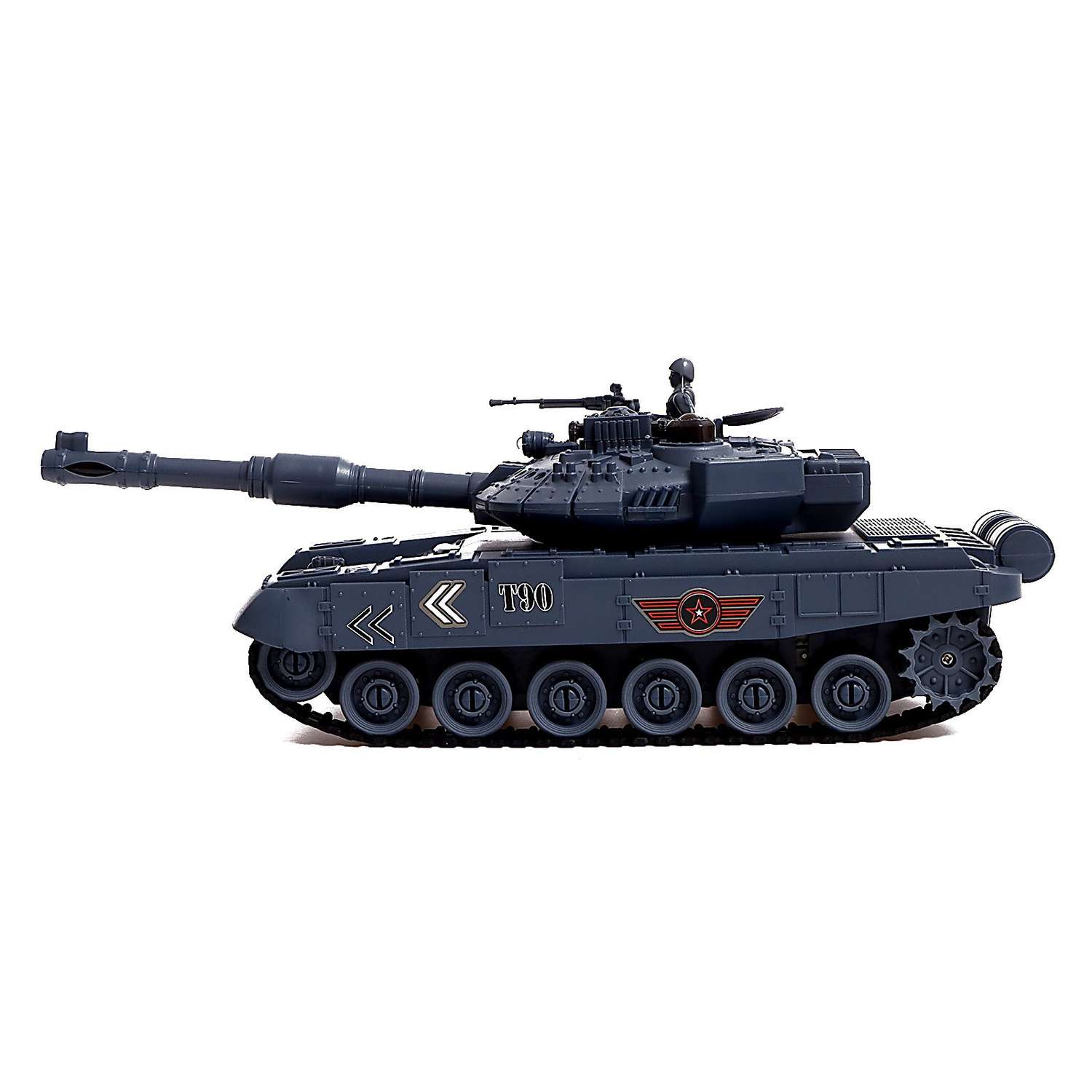 Танковый Автоград бой Т90 vs Tiger на радиоуправлении 2 танка свет и звук - фото 4