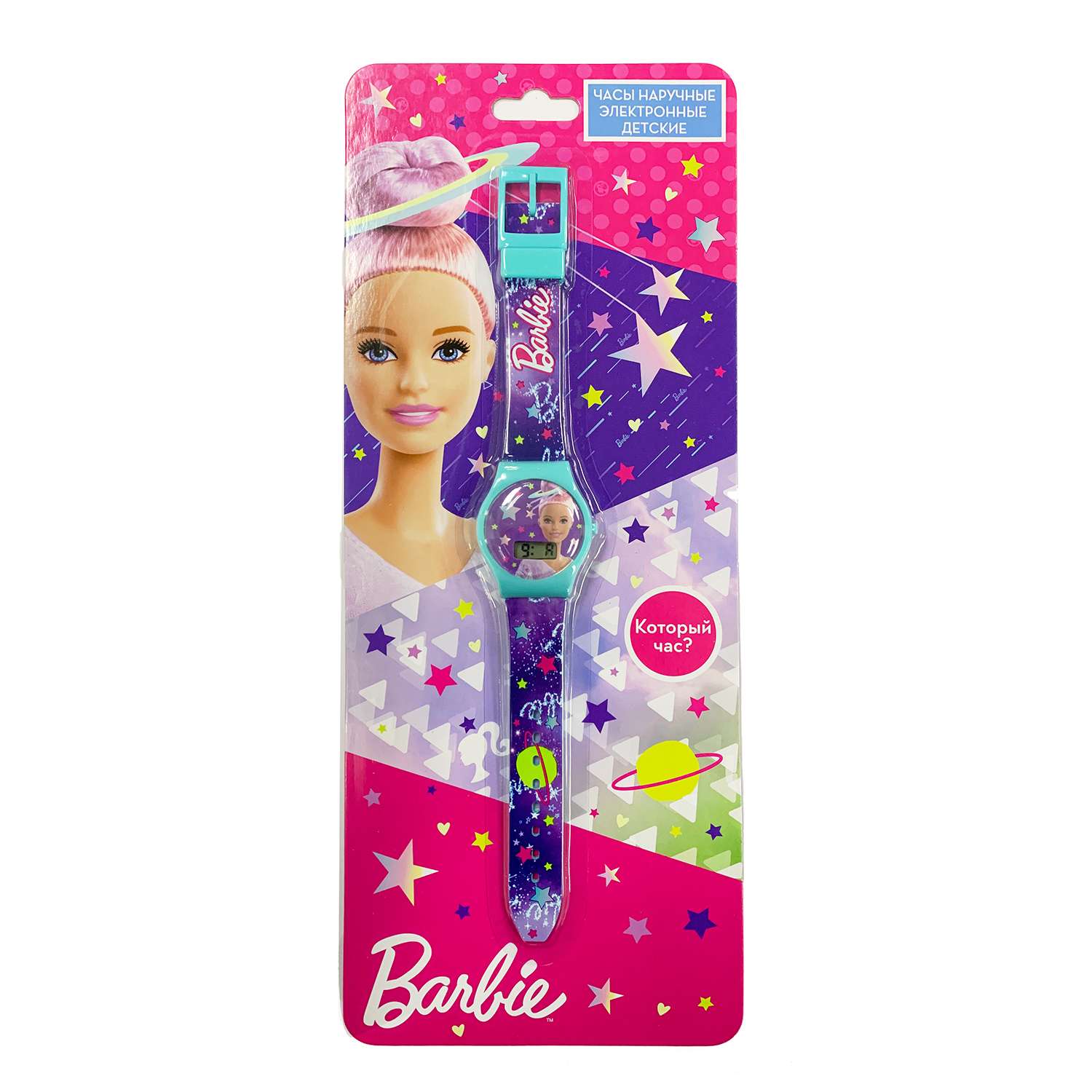 Часы наручные Barbie Space Фиолетовый BRB051 - фото 2
