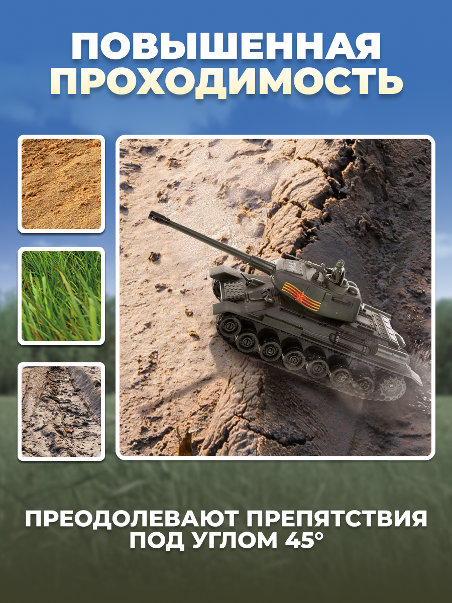 Танк РУ CROSSBOT Т-34 и king tiger 1:24 - фото 3