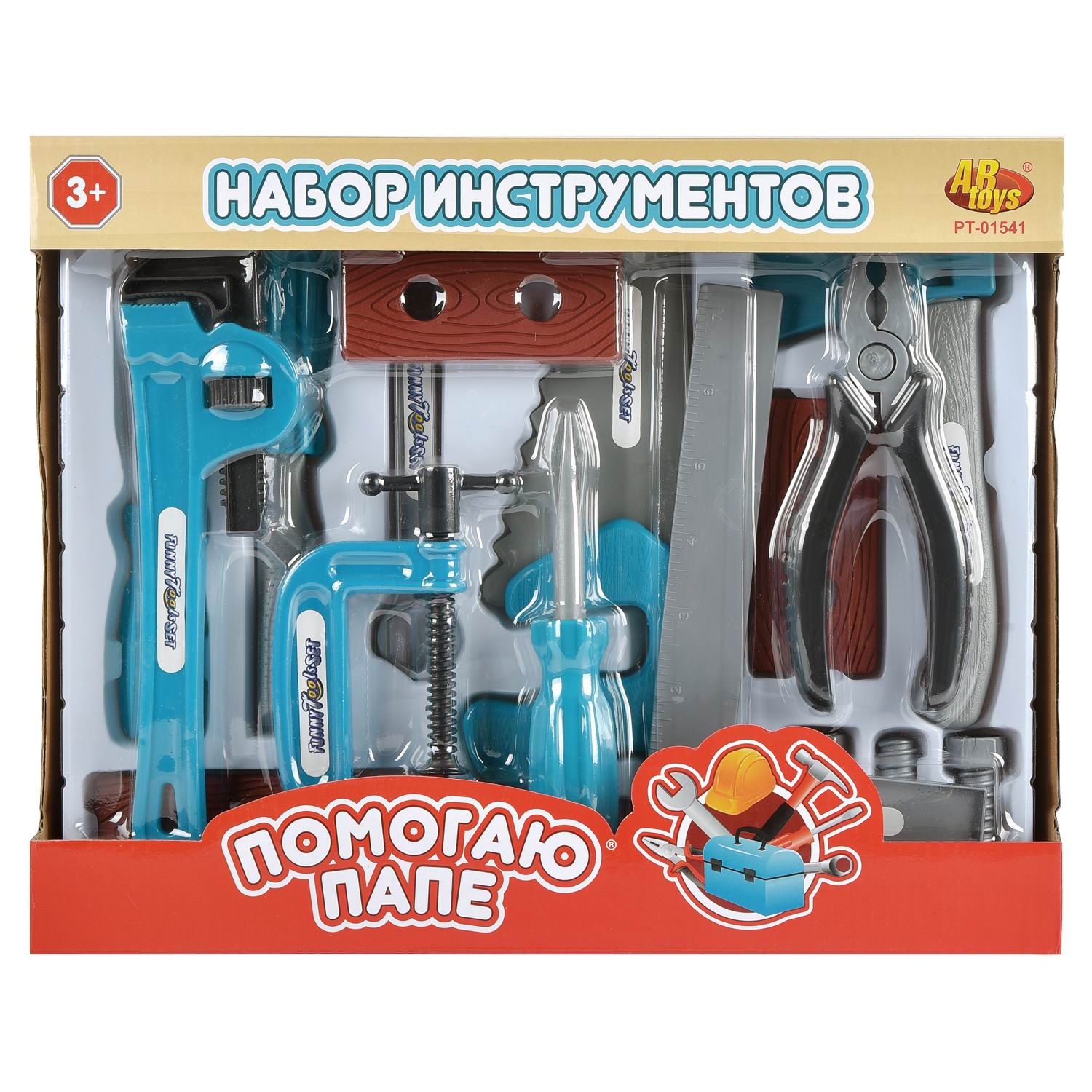 Игровой набор Помогаю папе Abtoys инструменты с топором - фото 1