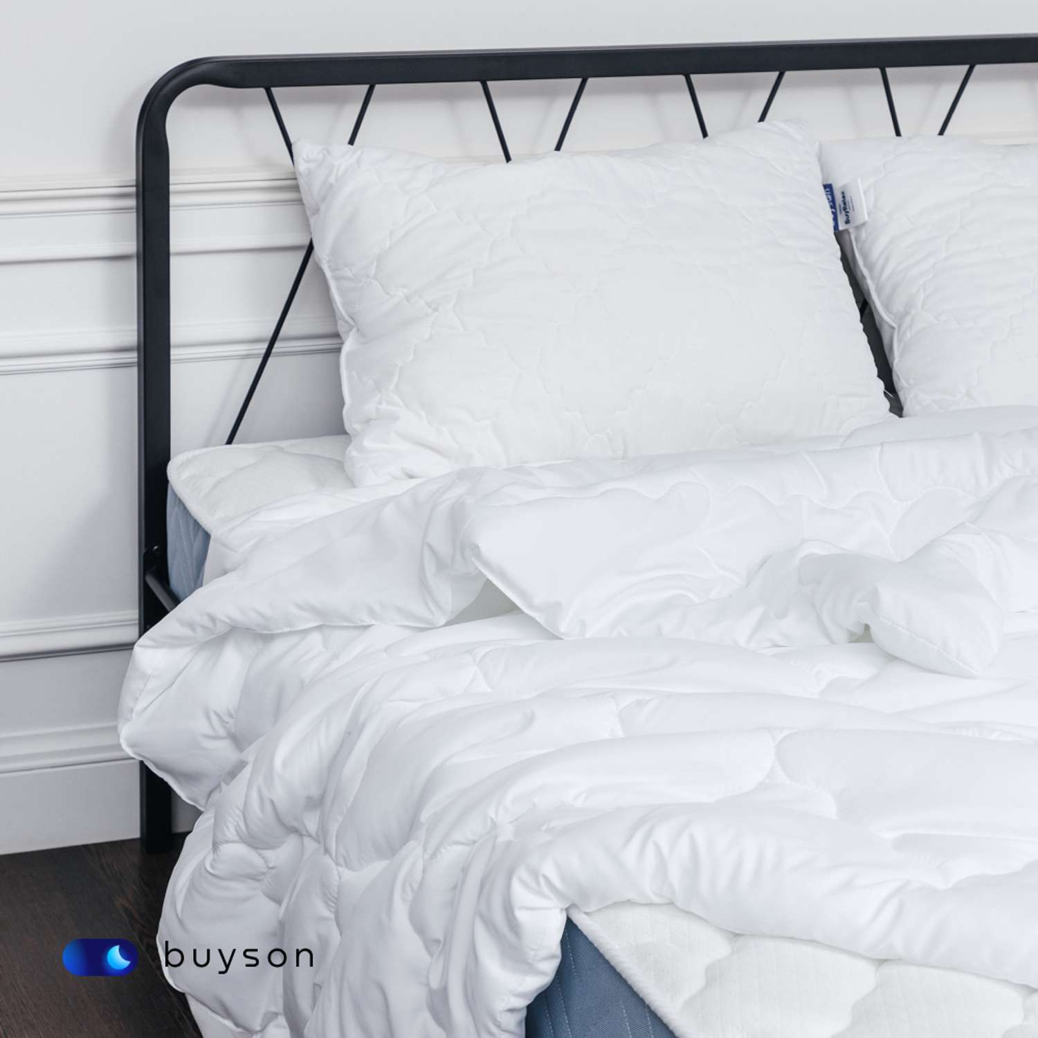 Сет мини buyson BuyRelax Mini: анатомическая подушка 50х70 см и одеяло 140х205 см - фото 8