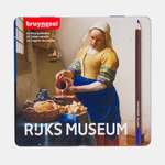 Набор цветных карандашей Bruynzeel The Rijksmuseum Молочница Вермеер 24 цвета в металлическом коробе-пенале