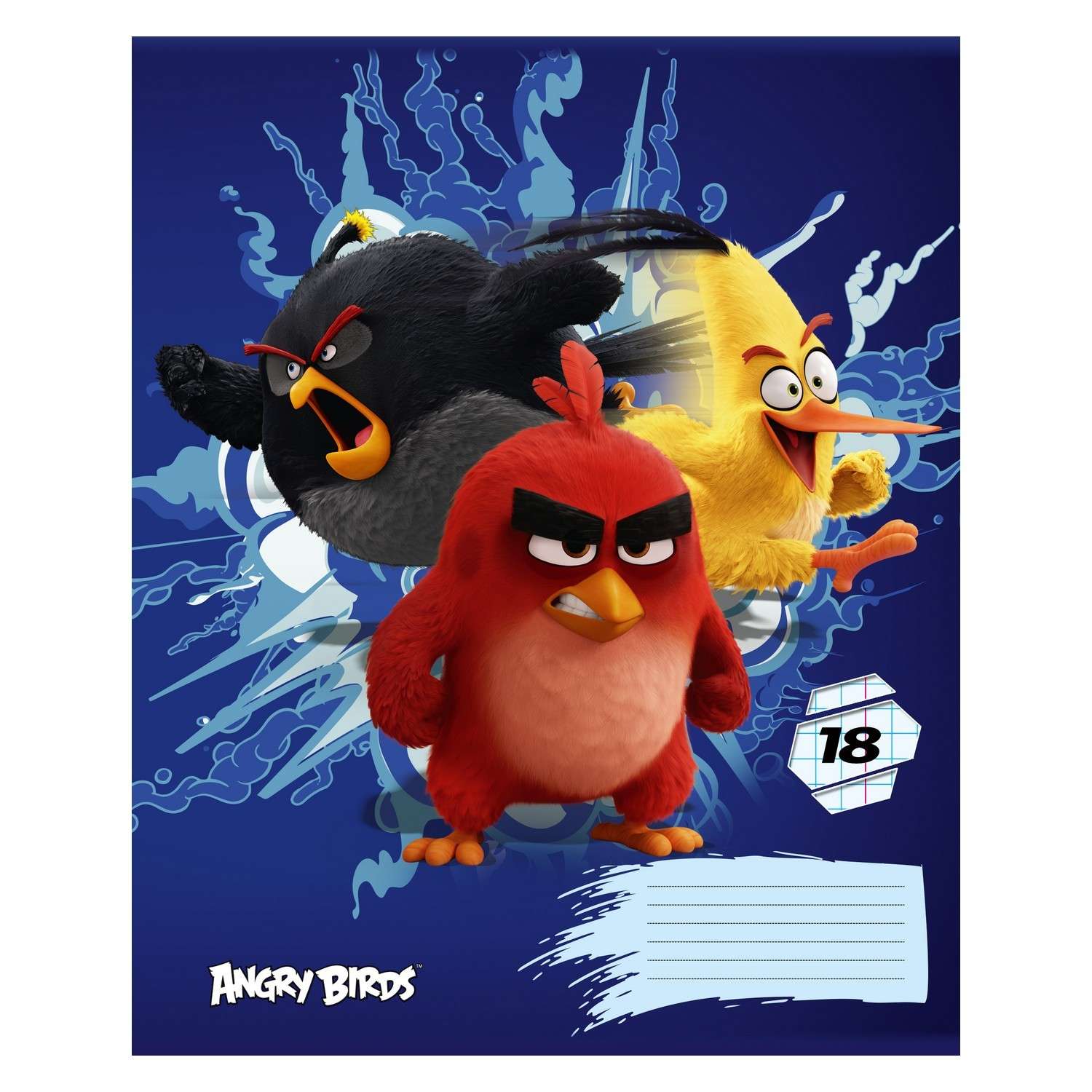 Тетрадь Академия Холдинг Angry Birds 18л клетка - фото 3