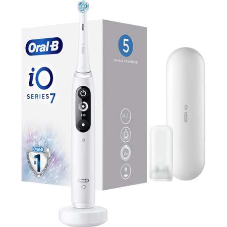 Электрическая зубная щетка ORAL-B iO 7 White Alabaster