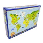 Пазл Нескучные игры Карта мира 60 элементов