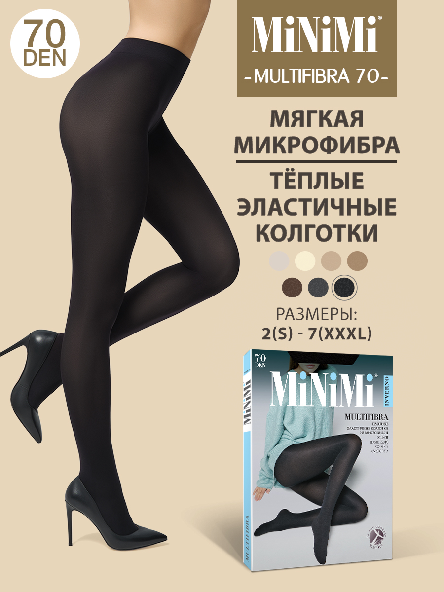 Колготки MiNiMi Mini MULTIFIBRA 70 Nero - фото 2