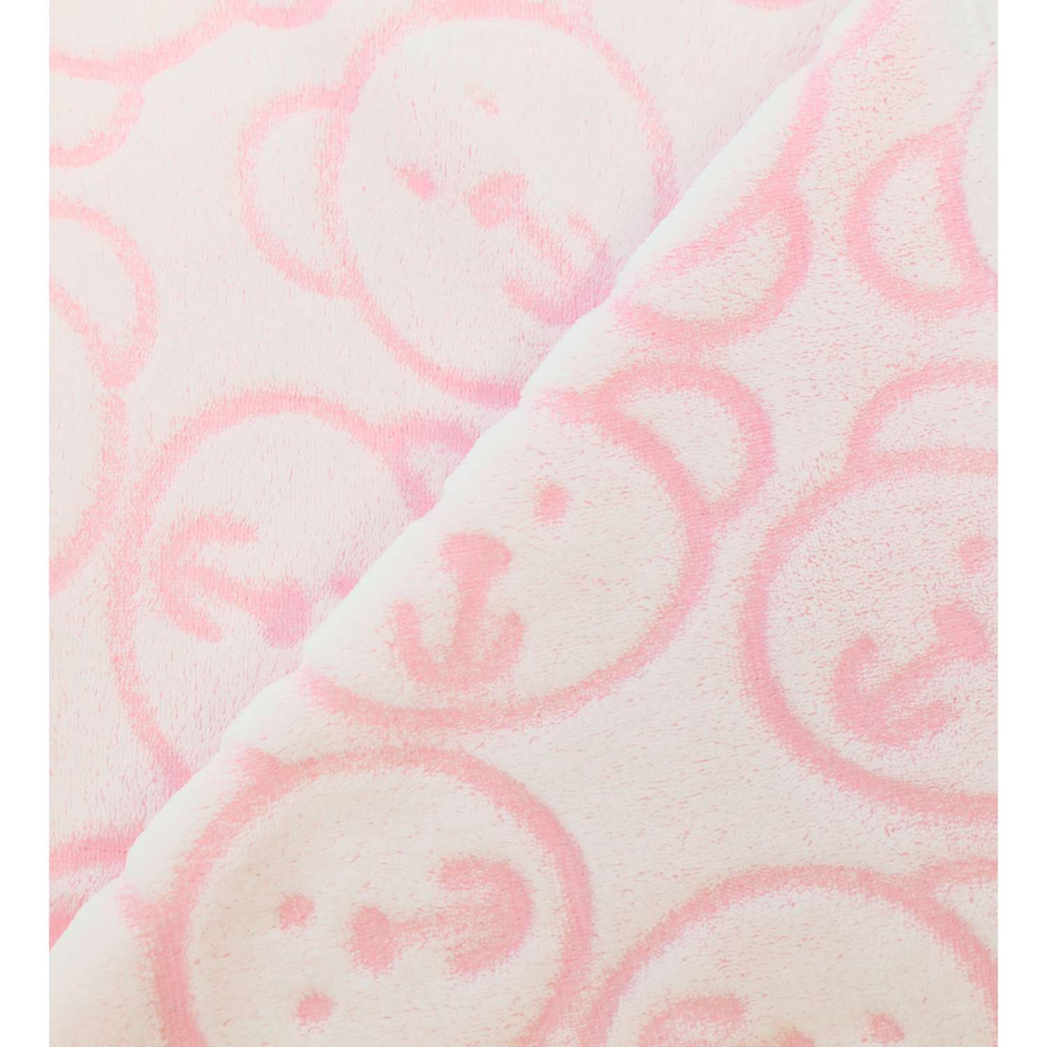 Плед-покрывало Baby Nice 100х118 MICKRO SUEDE розовое - фото 3