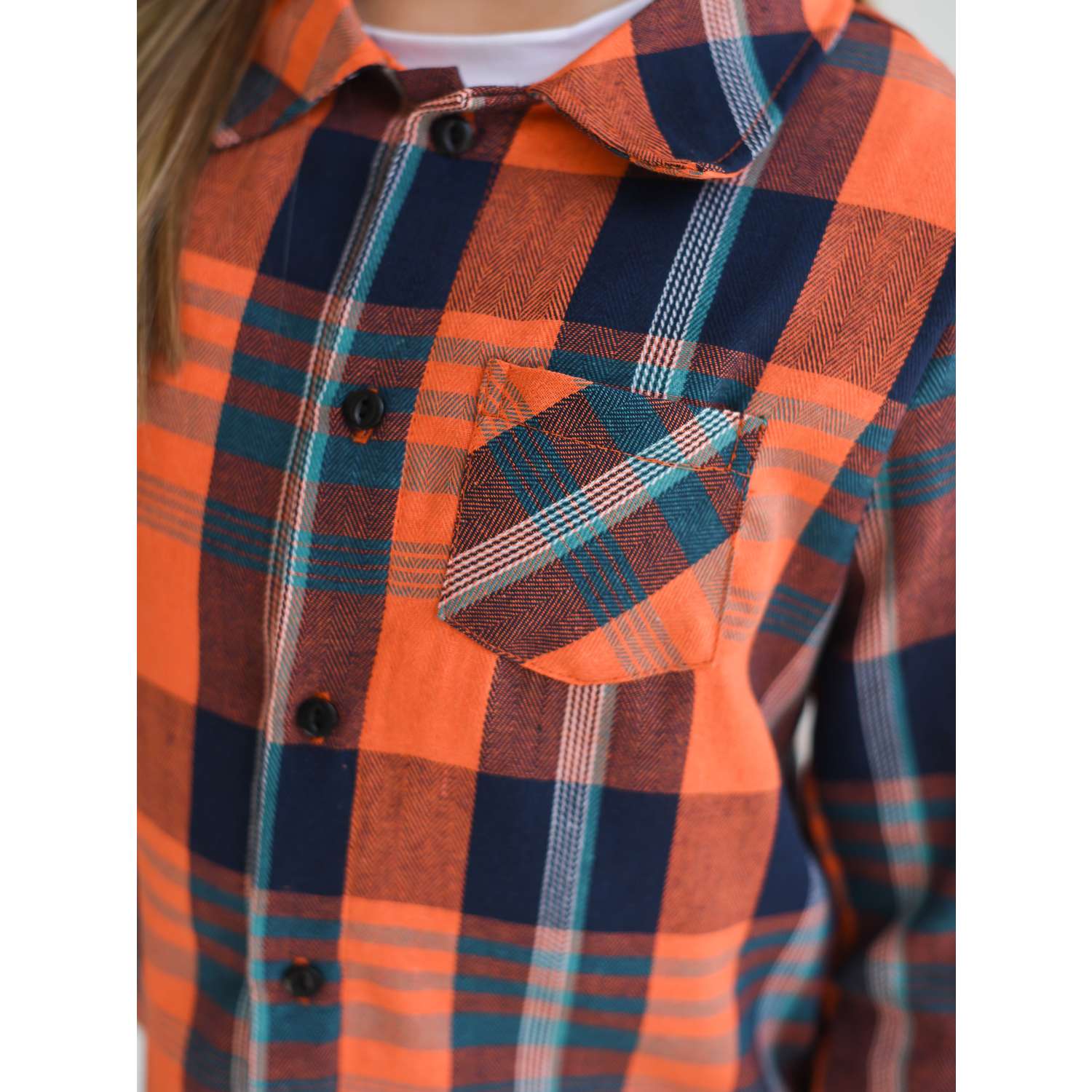 Рубашка Rostik 371709 оранжевый - фото 9