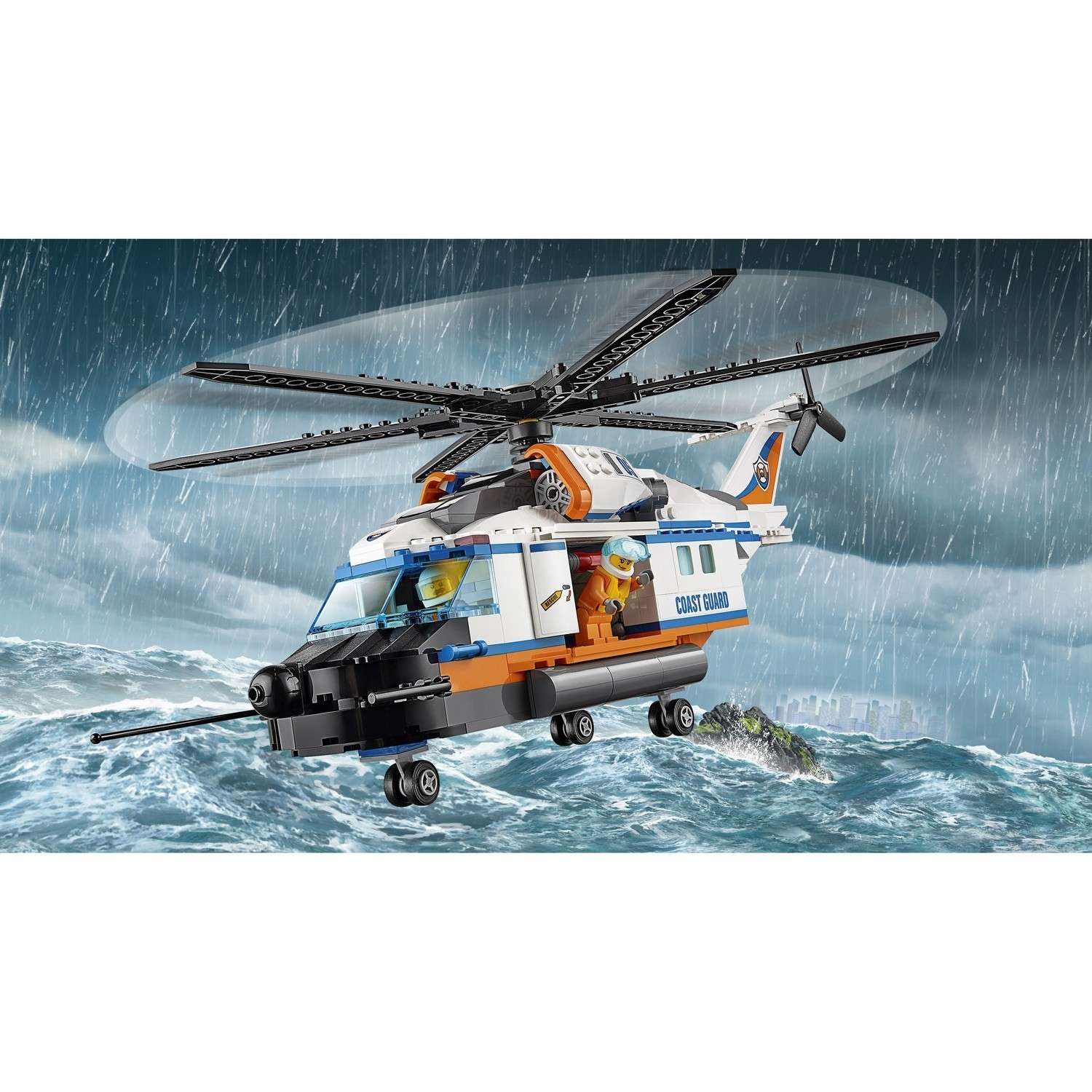 Конструктор LEGO City Coast Guard Сверхмощный спасательный вертолёт (60166) - фото 7