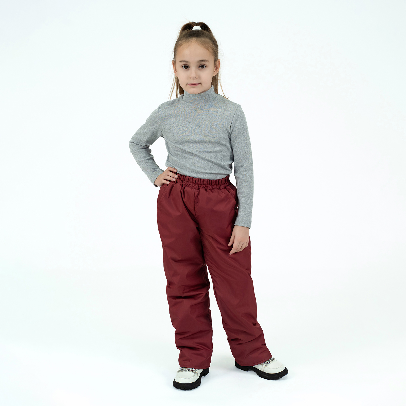 Брюки Arctic kids 10-003/1 бордо - фото 11