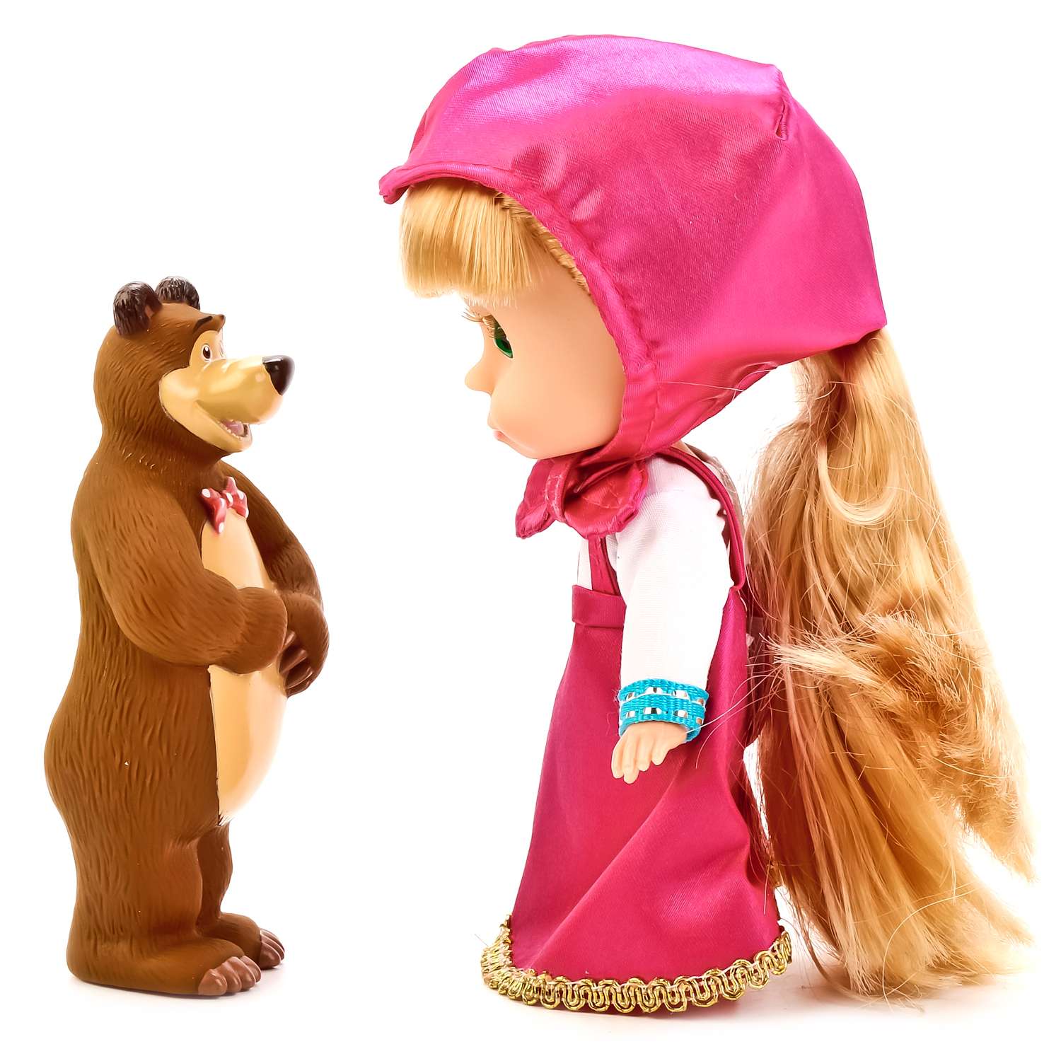 Кукла Карапуз Маша и медведь Маша 15 см 236110 - фото 2