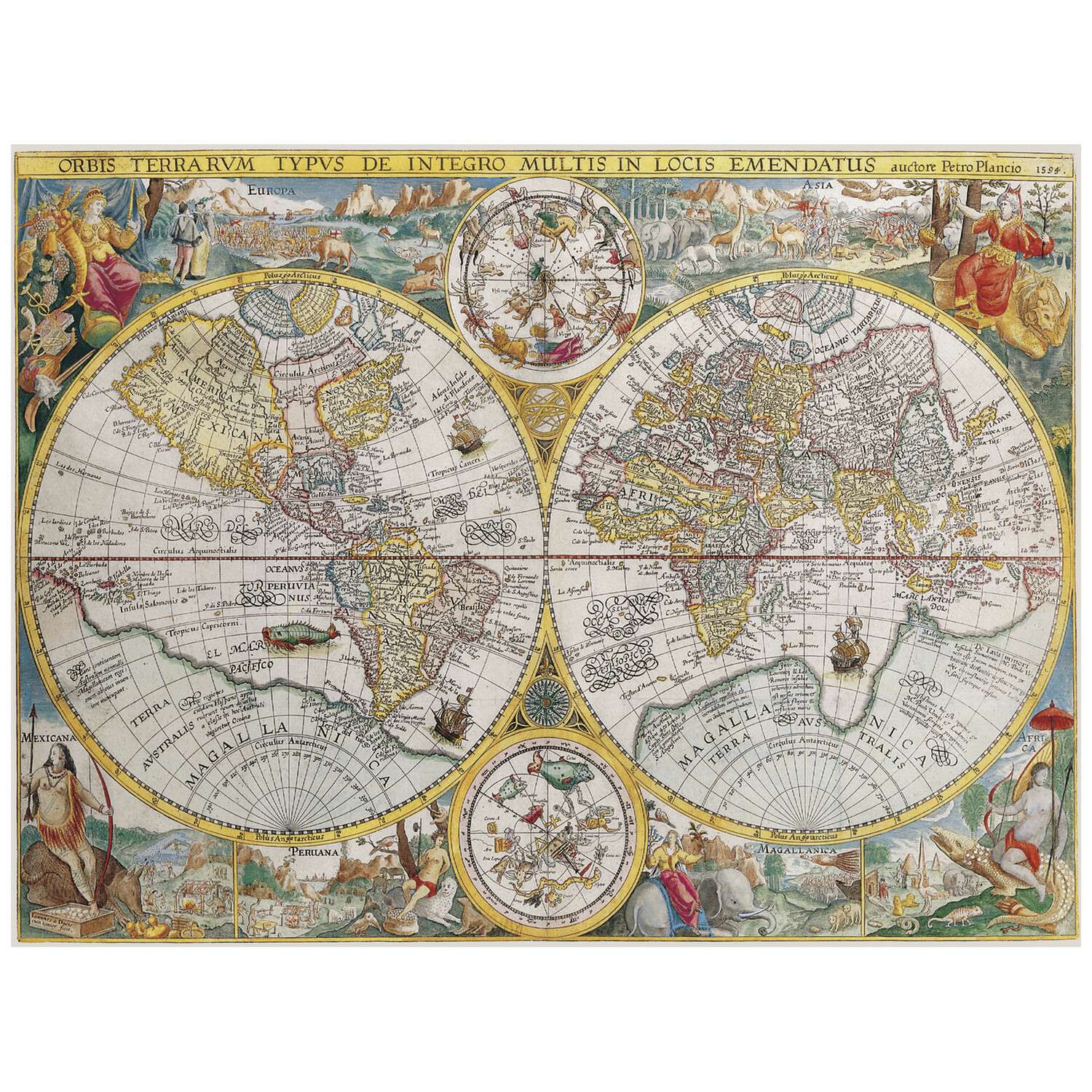 Пазл Ravensburger Историческая карта 1500элементов 16381 - фото 3