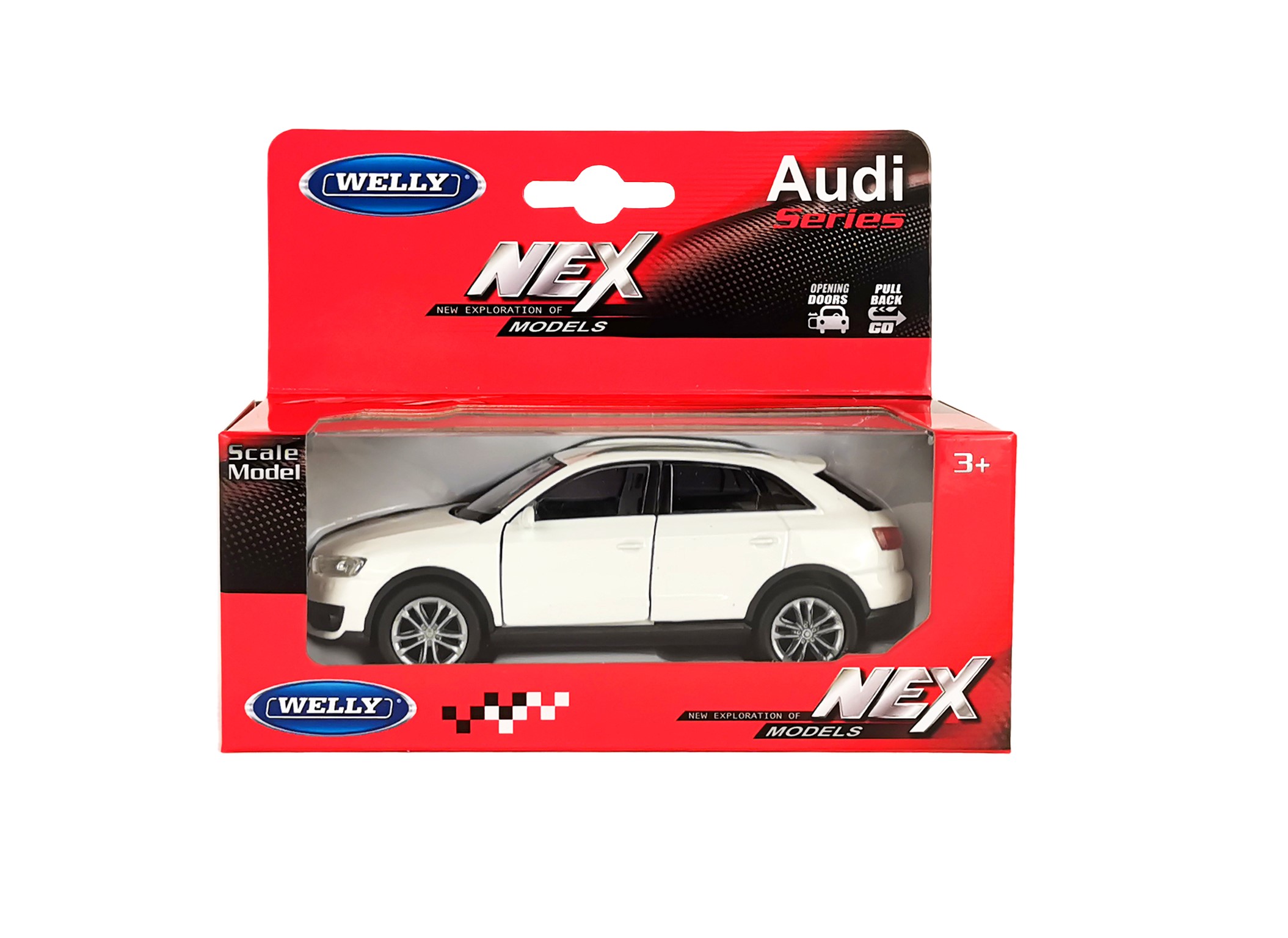 Машинка WELLY 1:38 Audi Q3 цвет в ассортименте 43666W - фото 7