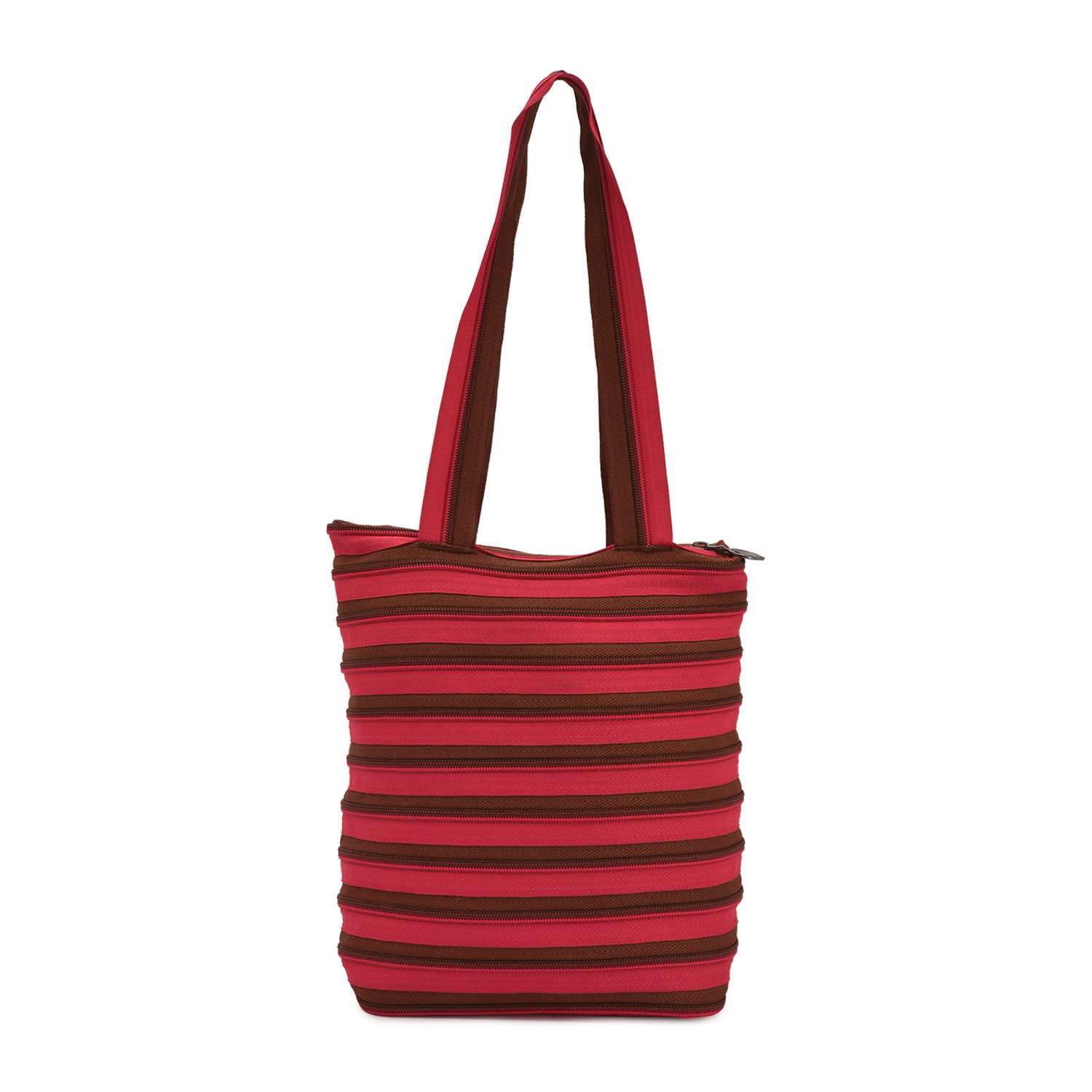Сумка Zipit Premium Tote/Beach Bag цвет розовый/коричневый - фото 3