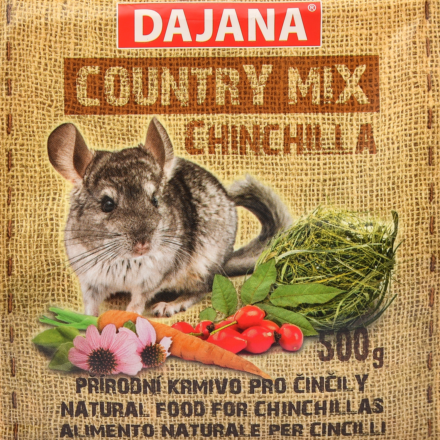 Корм для шиншилл DAJANA Country Mix 500г DP403J - фото 3