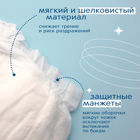 Трусики Joonies Marshmallow 54 шт. M