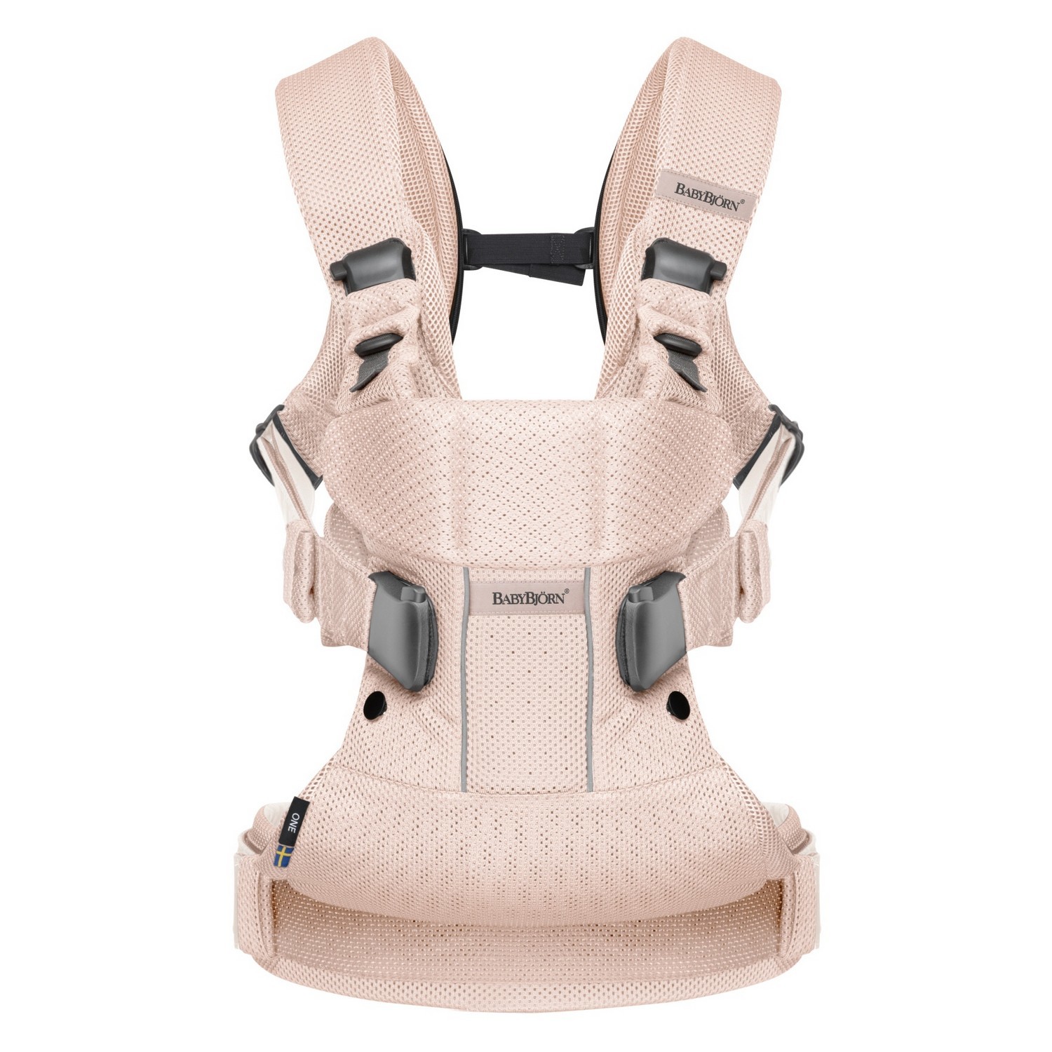 Рюкзак-кенгуру BabyBjorn One Mesh розовый - фото 2