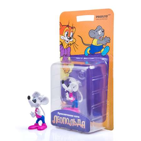 Фигурка Prosto toys Кот Леопольд Мышь Белая