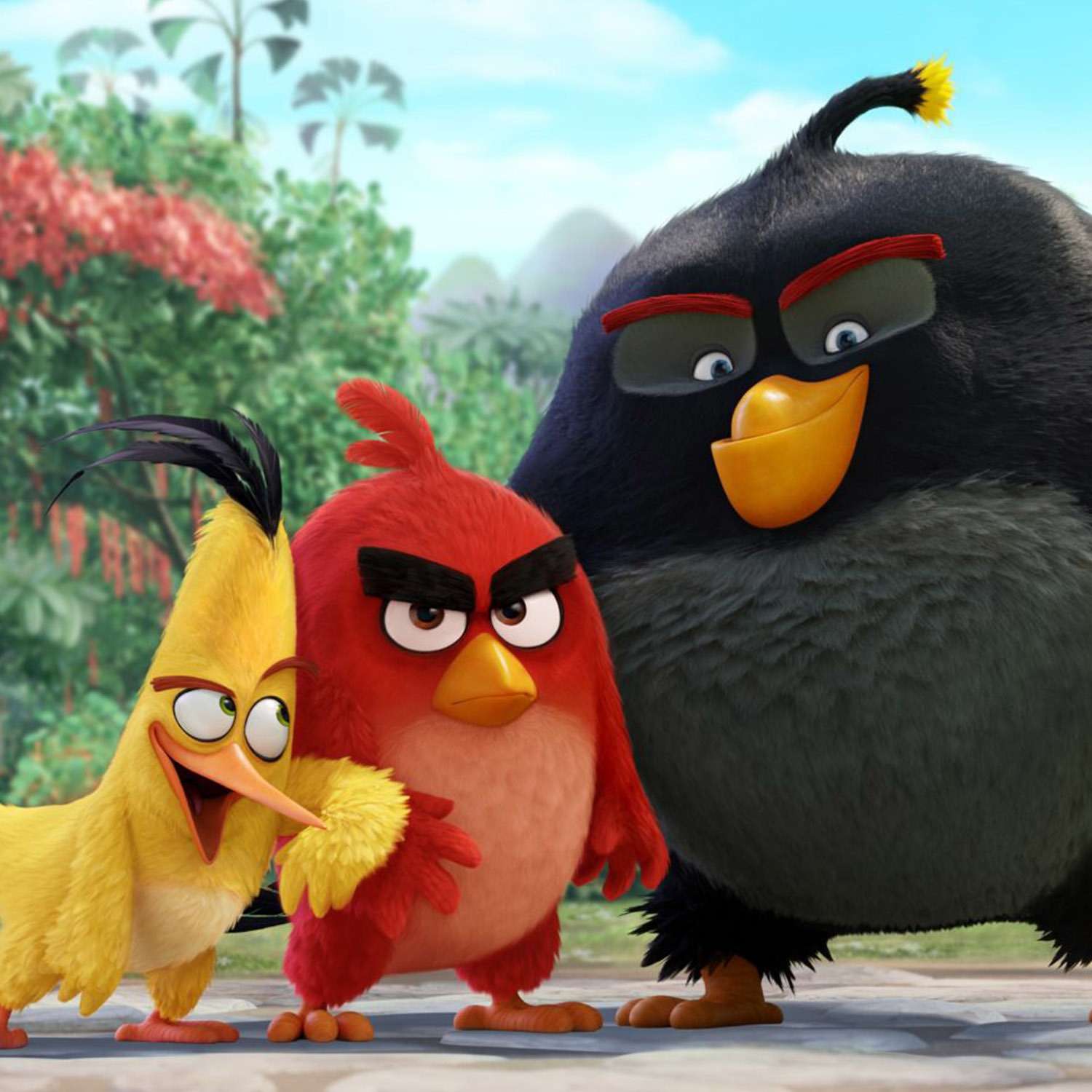 Аттракцион «Angry Birds» с рогаткой