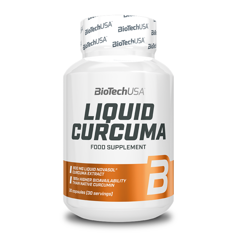 Жидкий экстракт куркумы BiotechUSA Liquid Curcuma 30 капсул - фото 1