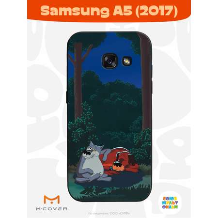 Силиконовый чехол Mcover для смартфона Samsung A5 (2017) Союзмультфильм Дружеская помощь