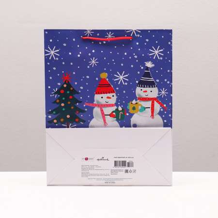 Пакет Sima-Land подарочный «Праздник в снегопад» 26×32×12 см