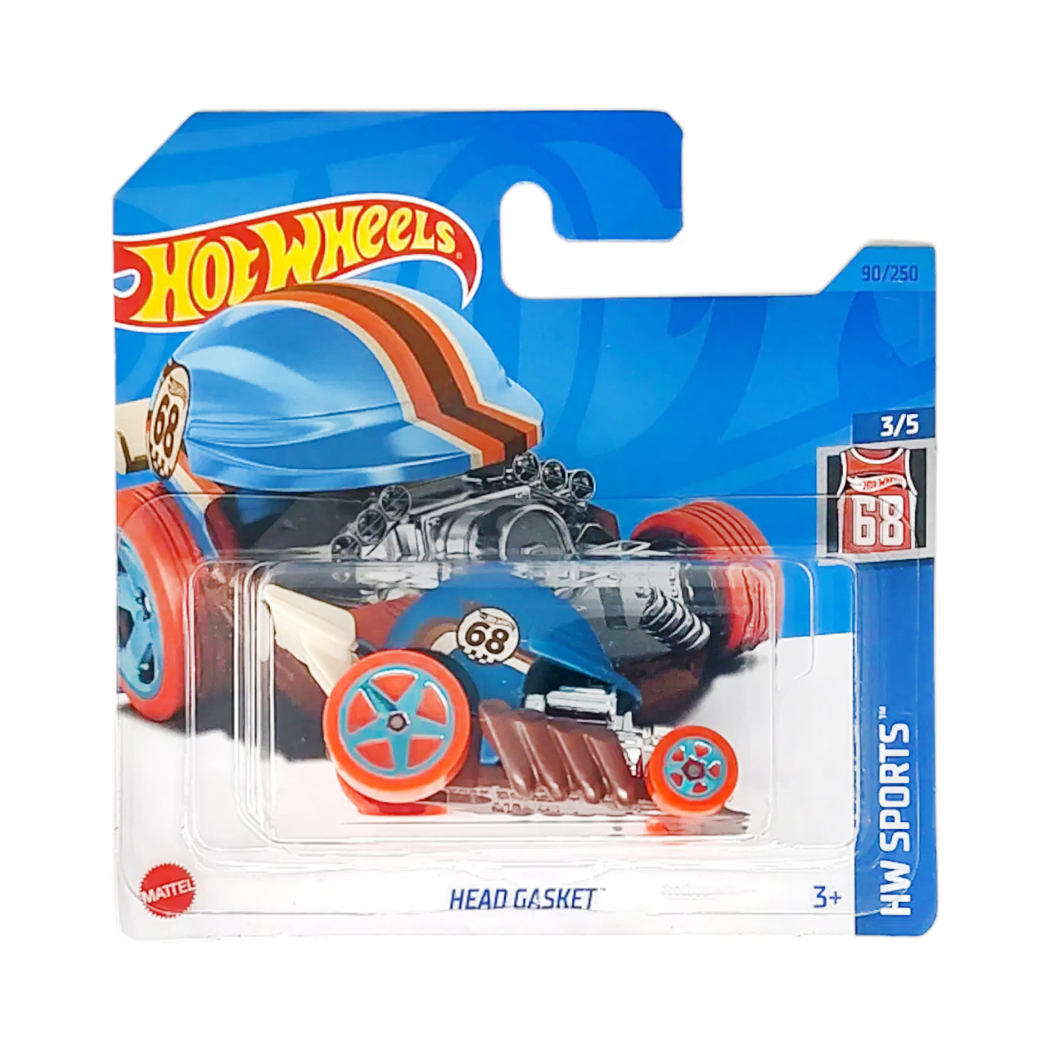 Автомобиль Hot Wheels Head Gascet 63408 - фото 1