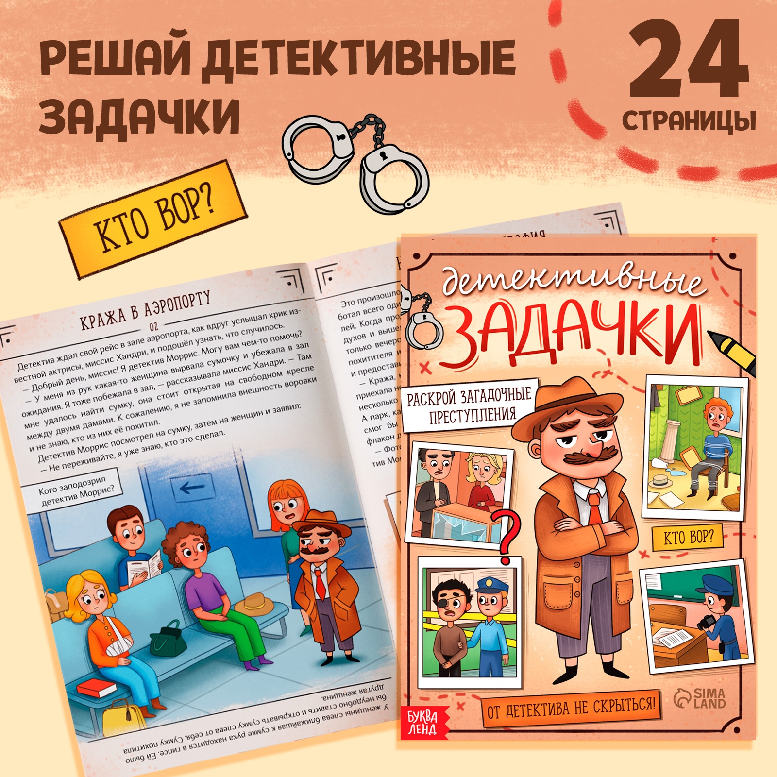 «Большой набор детектива» Буква-ленд 4 книги удостоверение - фото 6