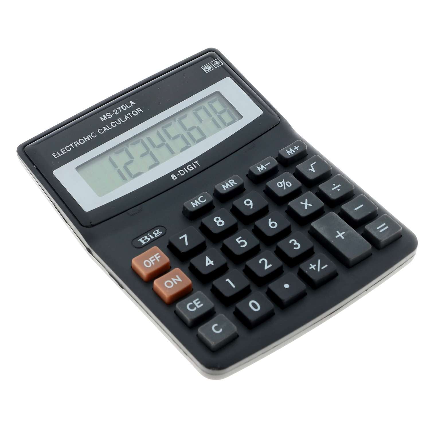 Калькулятор Sima-Land настольный 8 разрядный MS 270LA двойное питание - фото 2