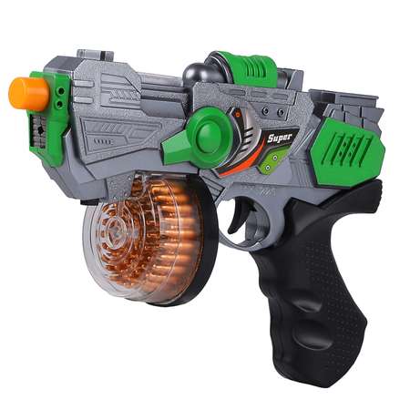 Игрушечное оружие Маленький Воин Пистолет на батарейках со звуком и светом JB0211468
