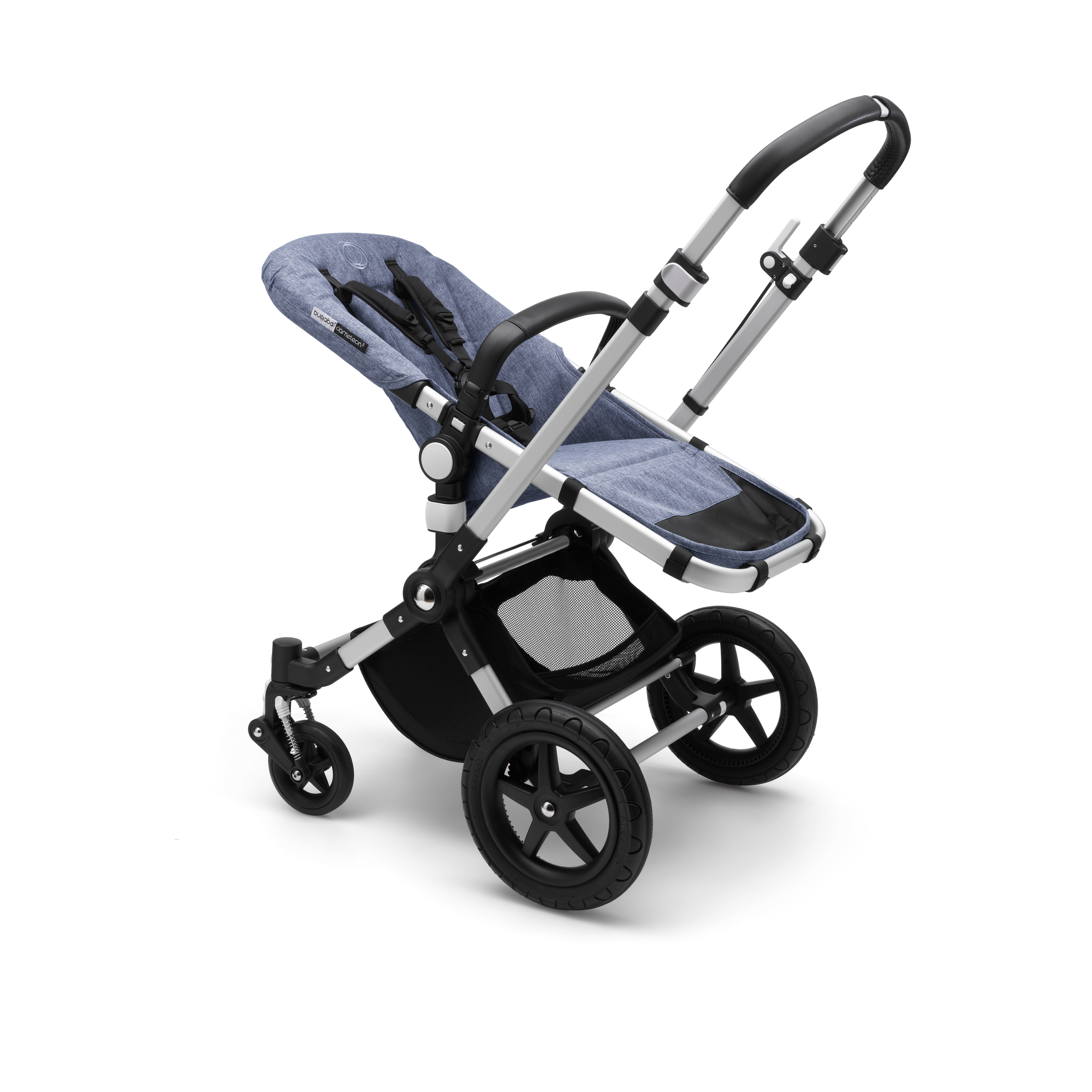 Коляска 2в1 Bugaboo Cameleon3 Plus base Aluminum/Blue melange 239155BM01 - фото 2