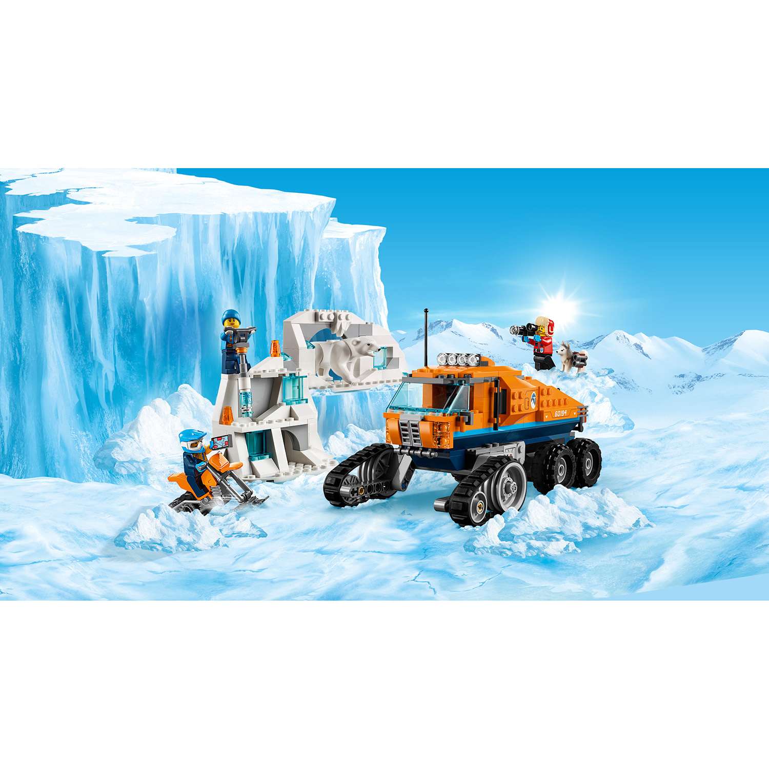 Конструктор LEGO City Arctic Expedition Грузовик ледовой разведки 60194 - фото 4