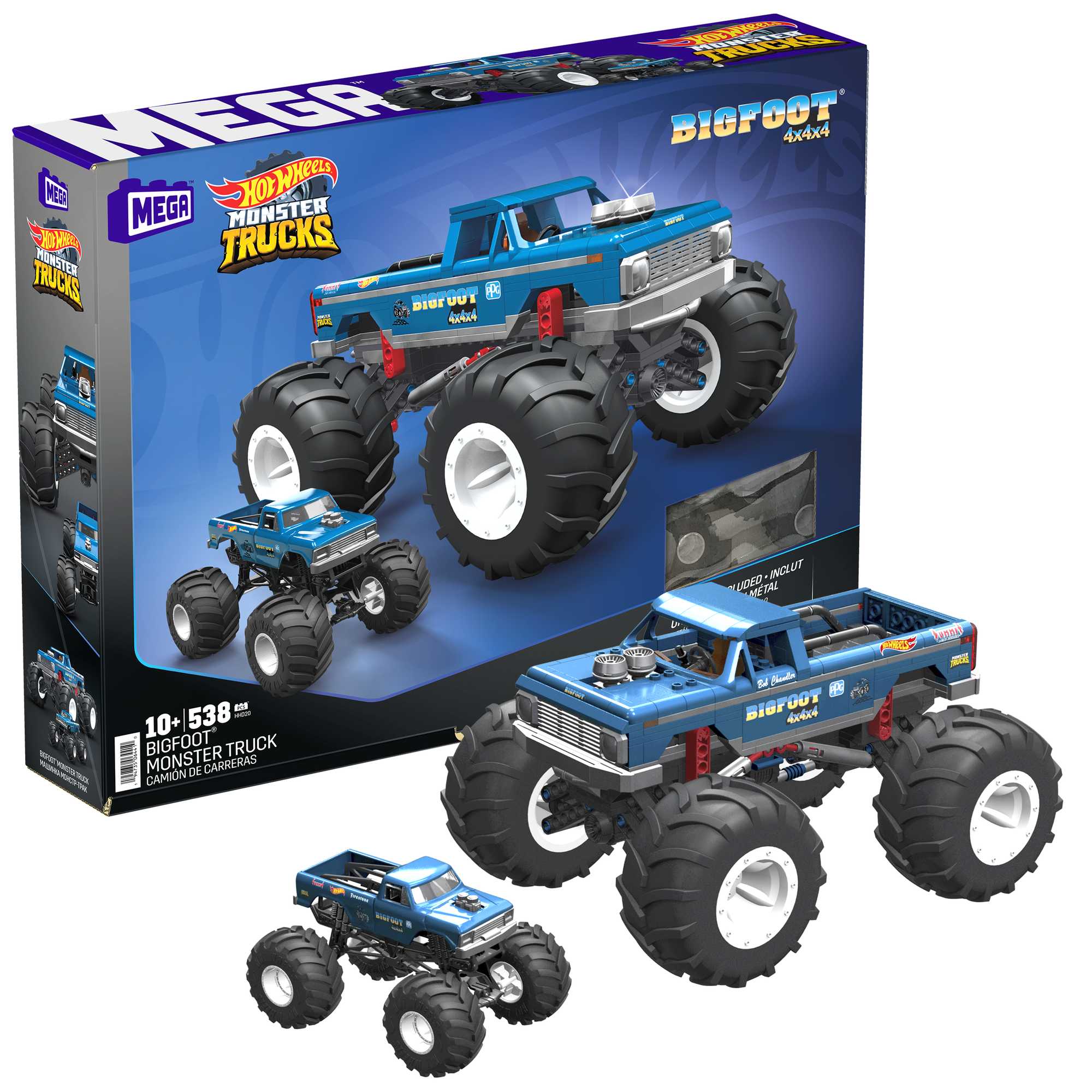 Конструктор Mega Hot Wheels Bigfoot HHD20 купить по цене 9999 ₽ в  интернет-магазине Детский мир