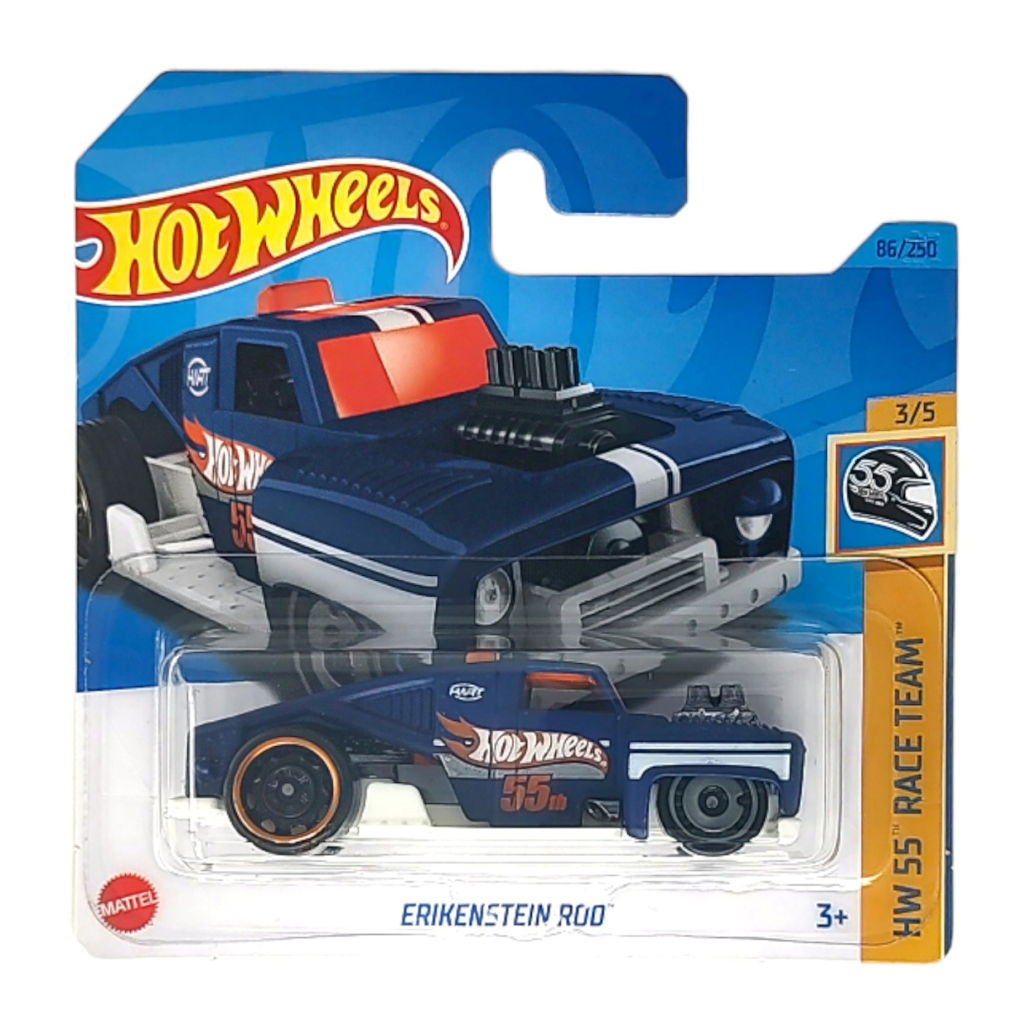 Болид Hot Wheels erikenstein rod 1:64 инерционный 5785-A86-HKH68 - фото 3