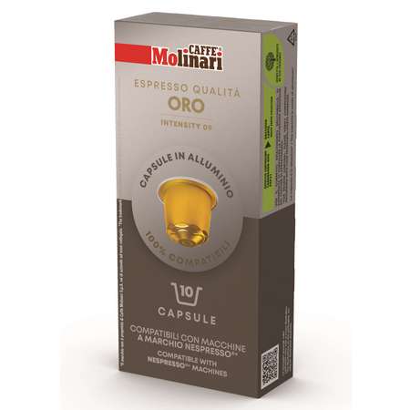 Кофе Caffe Molinari в капсулах Oro 10 шт