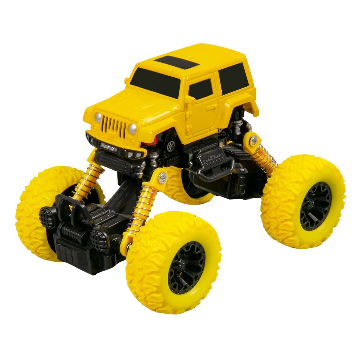 Машинка Funky Toys инерционная Внедорожник Желтая FT97936 FT97936 - фото 1