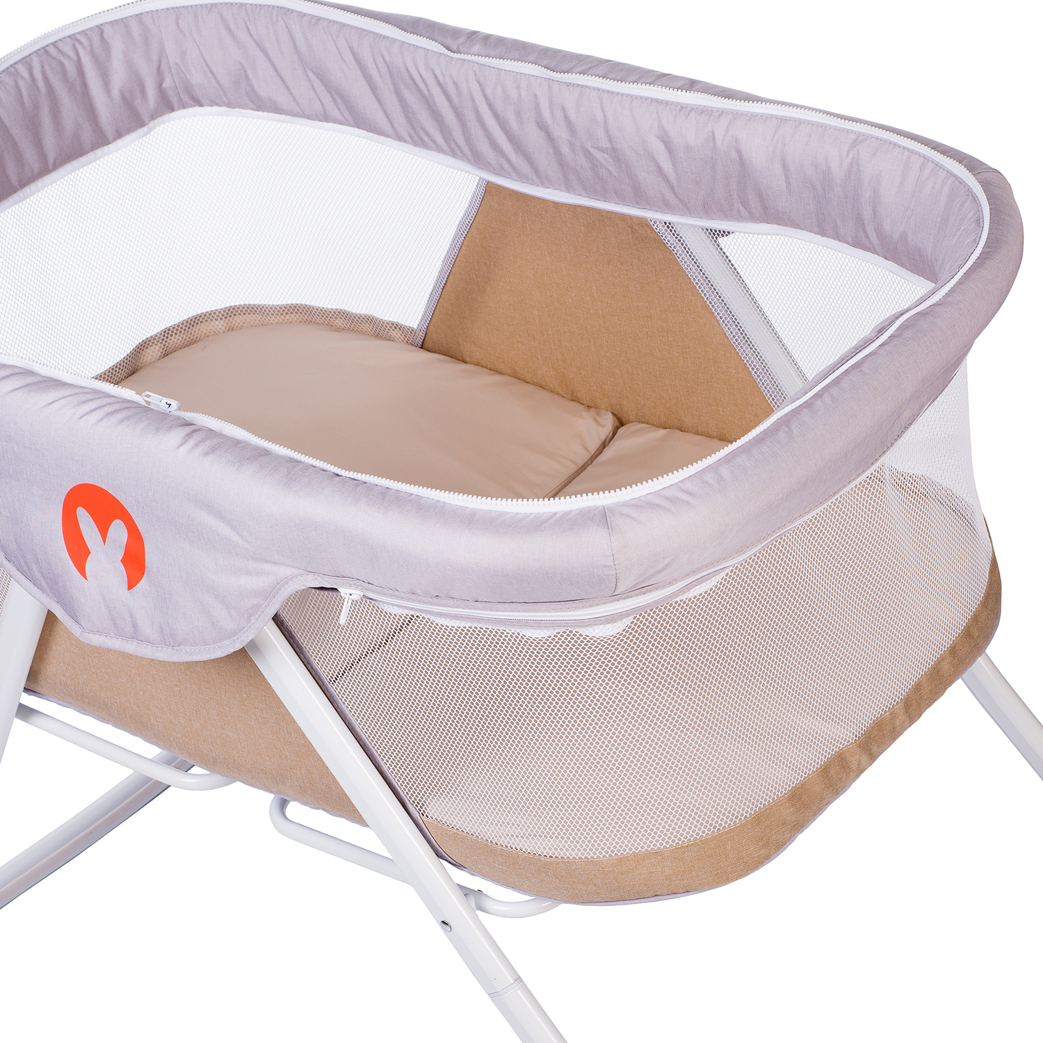 Кровать-колыбель Babyhit Carrycot складная Beige - фото 7