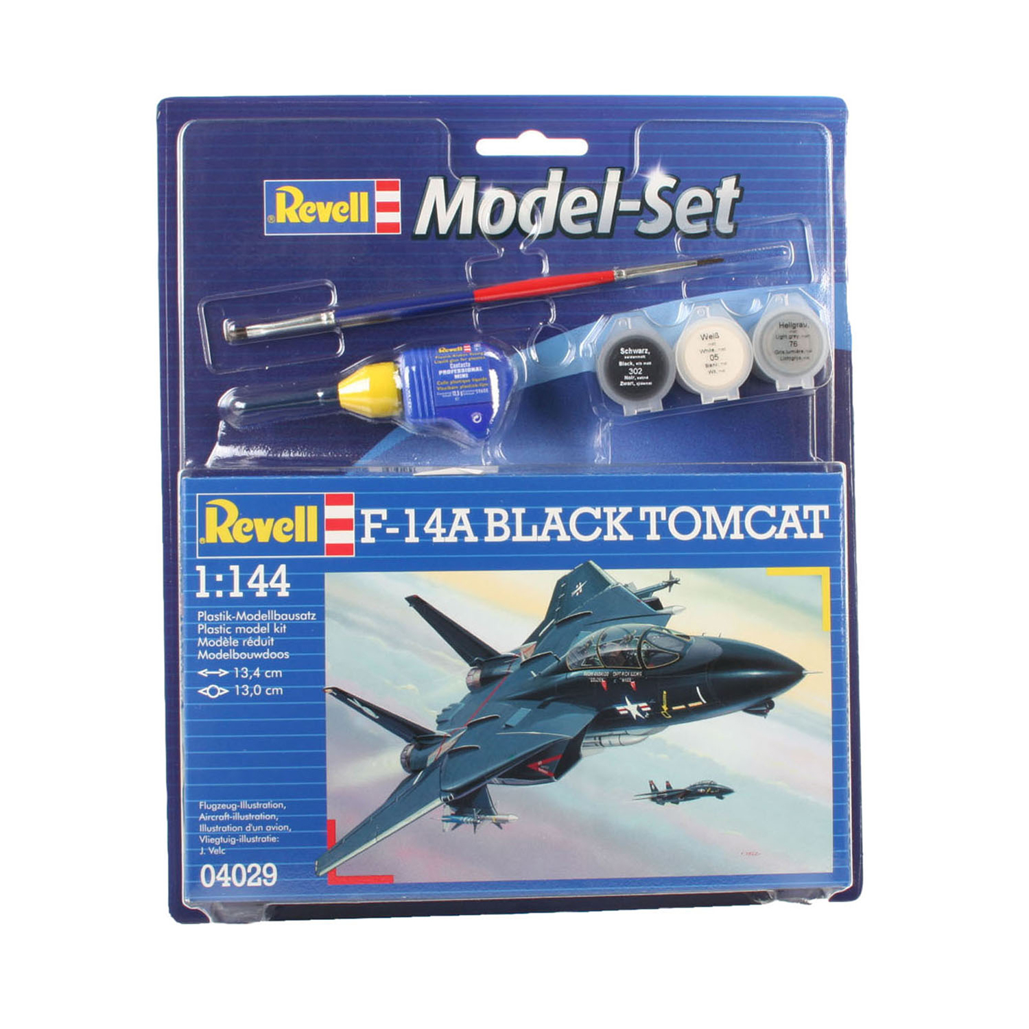 Сборная модель Revell Самолет F-14A Tomcat Black Bunny 64029 - фото 2