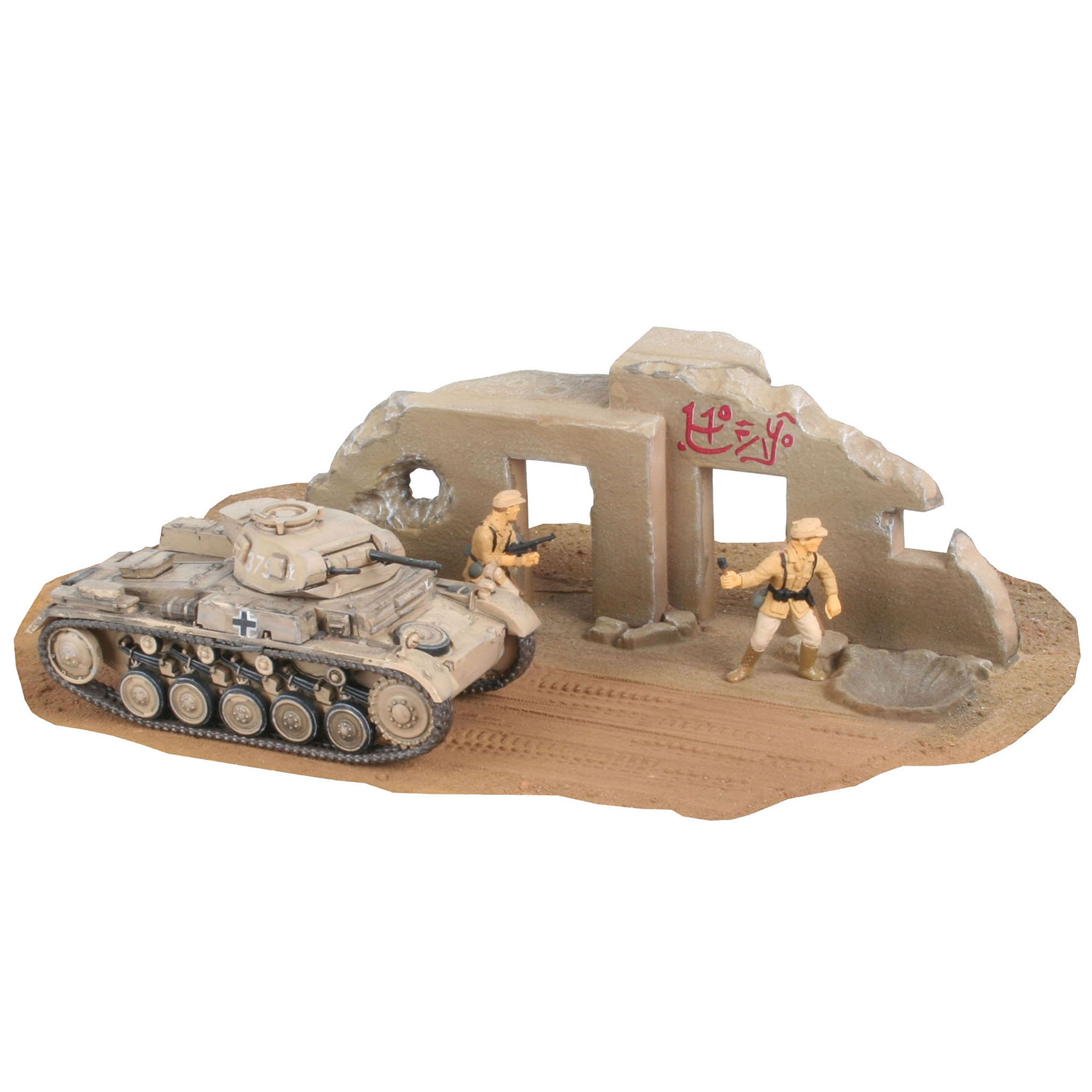 Сборная модель Revell Немецкий лёгкий танк PzKpfw II Ausf F 03229 - фото 1