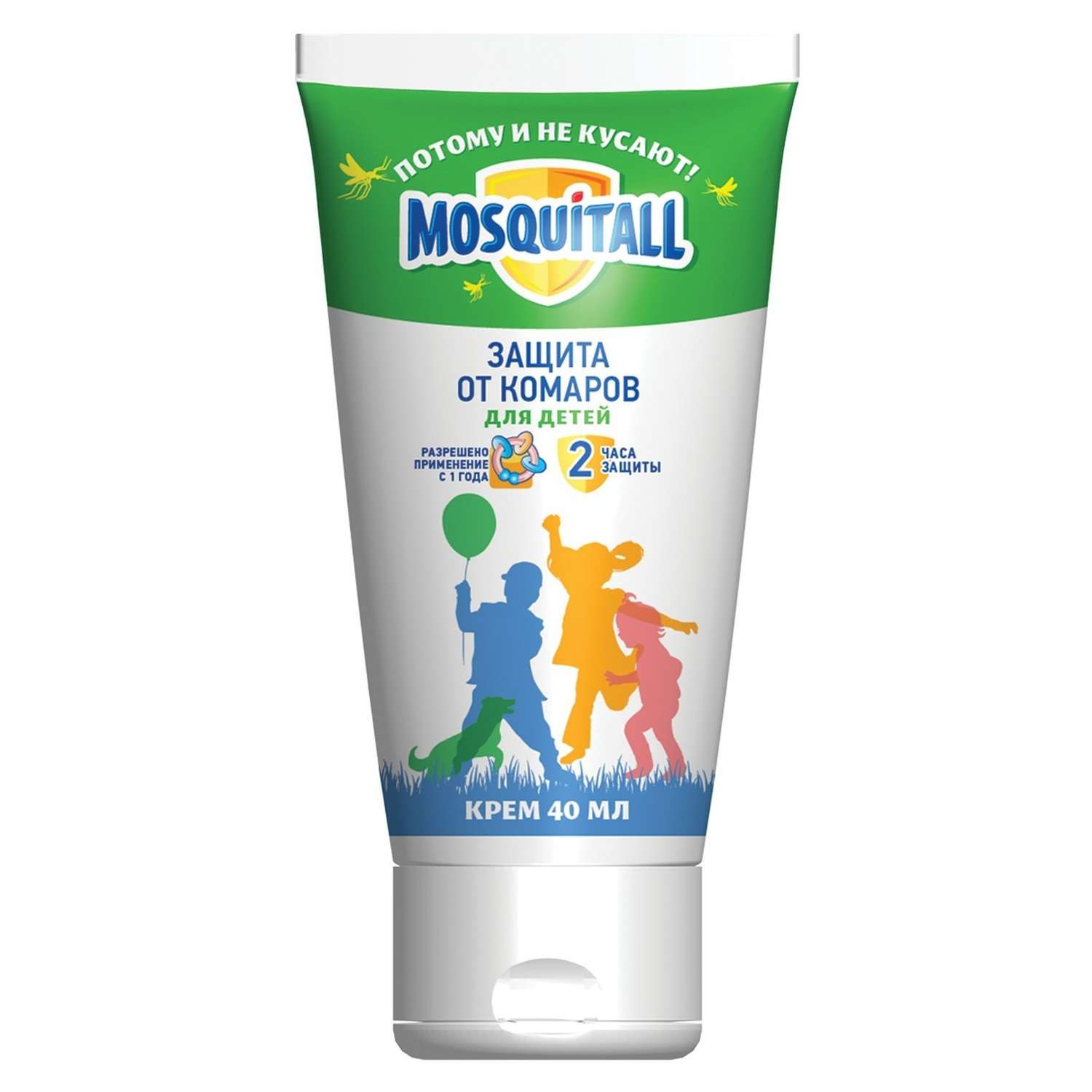 Крем от комаров Mosquitall Нежная защита для детей 40мл - фото 1