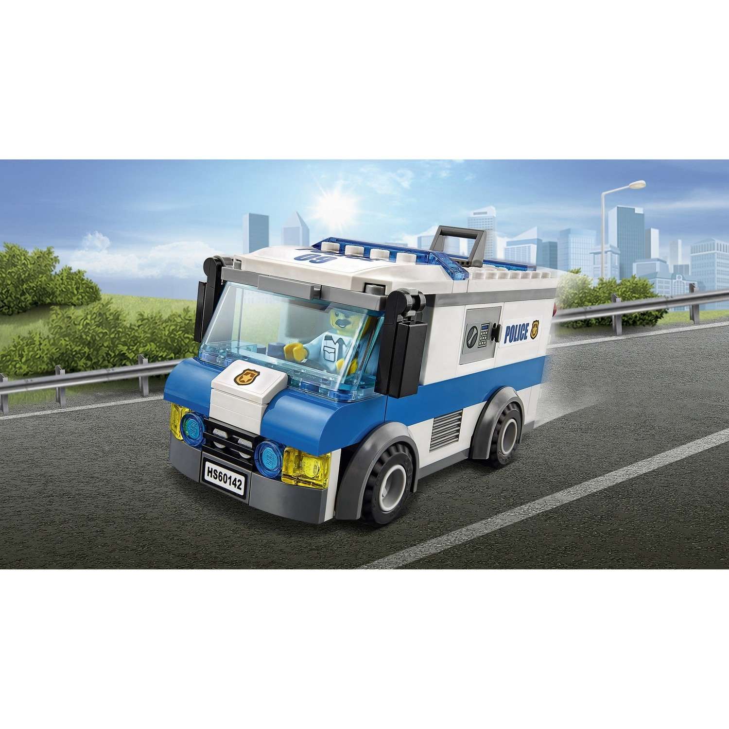 Конструктор LEGO City Police Инкассаторская машина (60142) купить по цене  5490 ₸ в интернет-магазине Детский мир