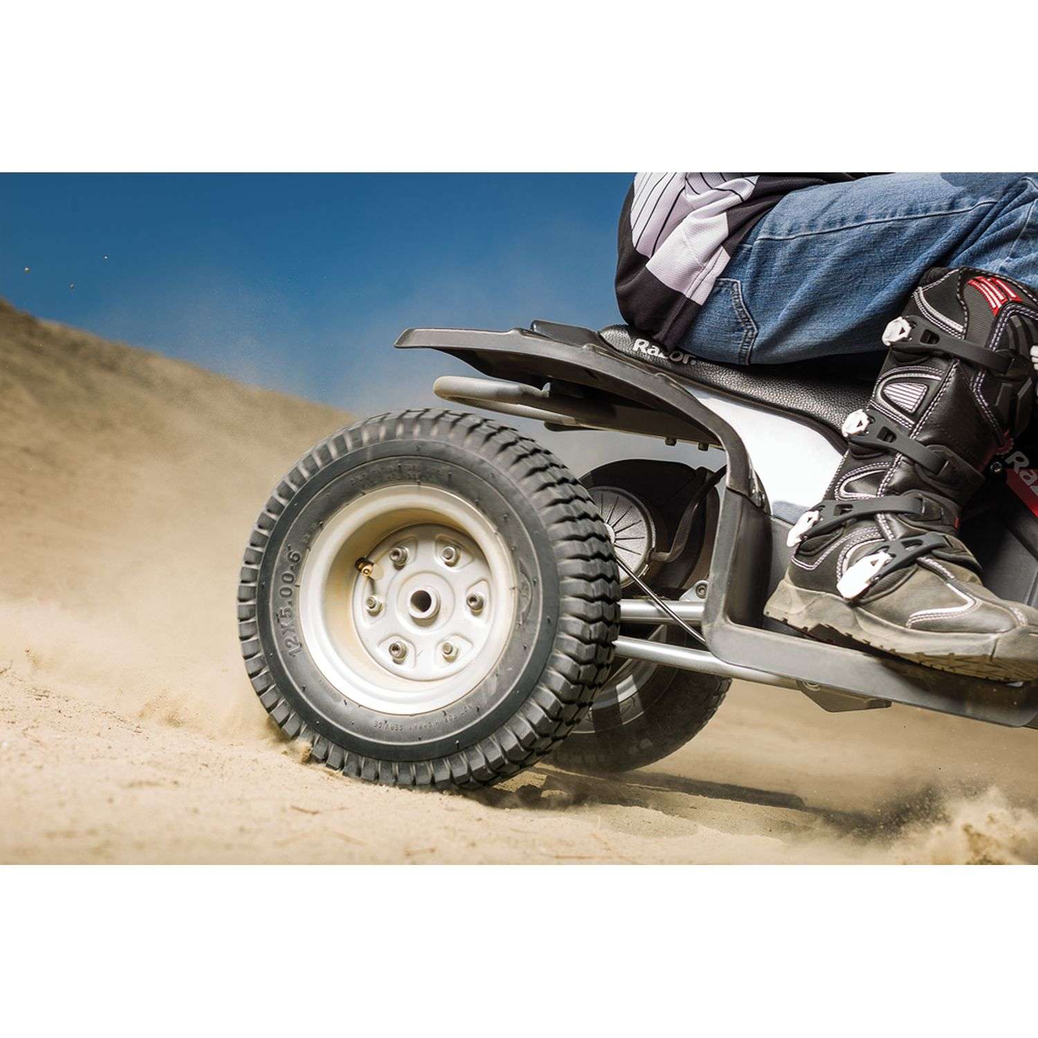 Электроквадроцикл RAZOR Dirt Quad - чёрный - фото 8
