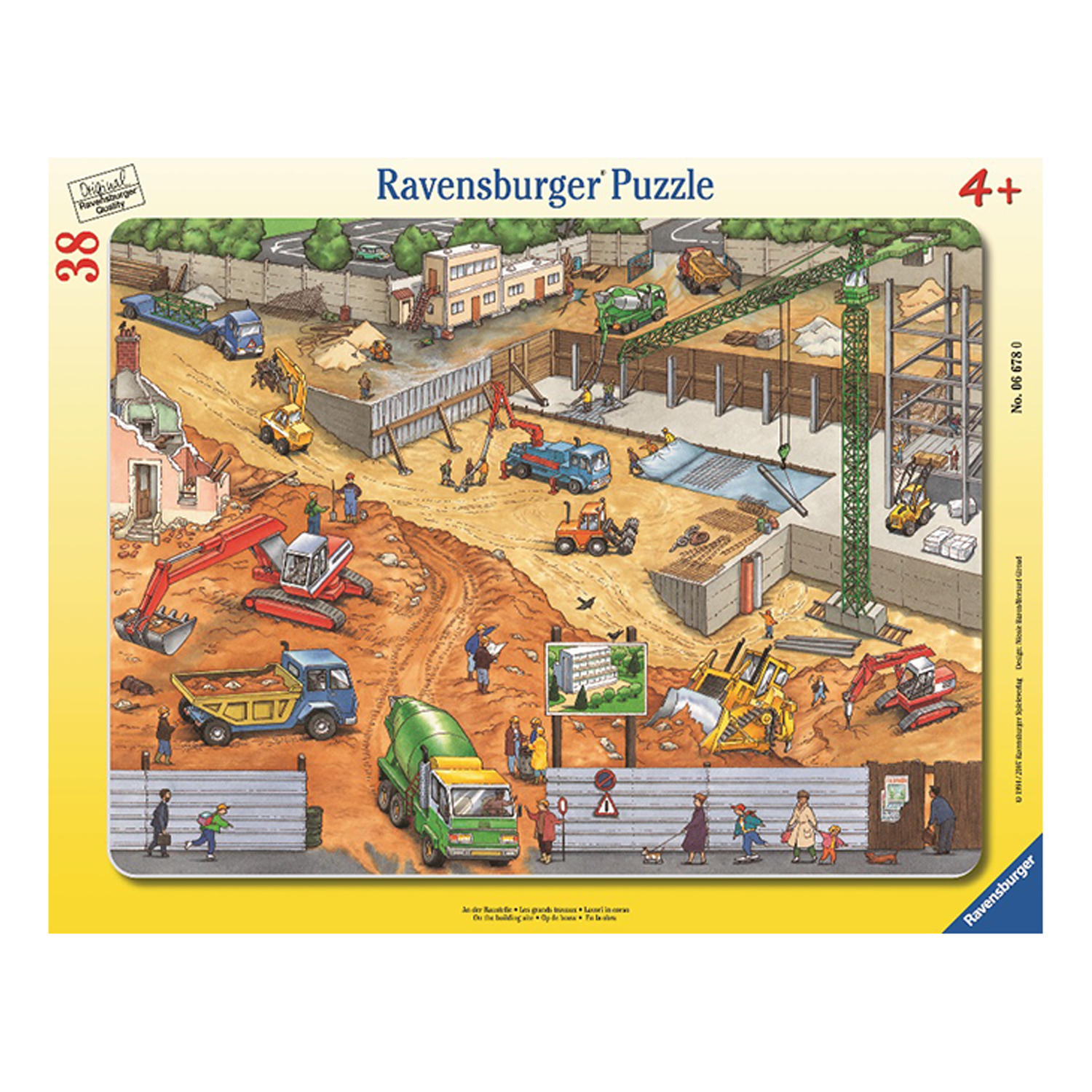 Пазл Ravensburger На стройке 38 шт - фото 1