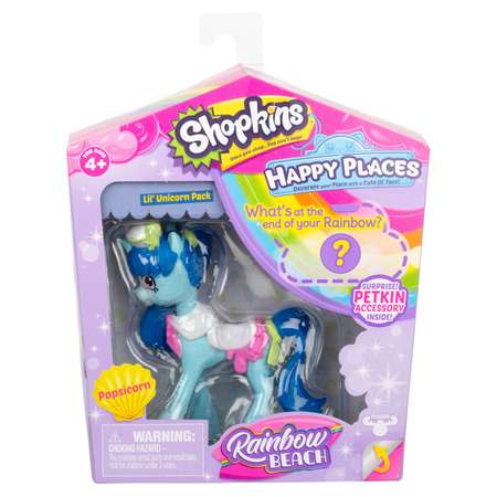 Игрушка Happy Places Shopkins с пони Попсикорн 56843 в непрозрачной упаковке (Сюрприз)