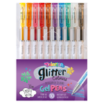 Гелевые ручки COLORINO 10 цветов Glitter Colours