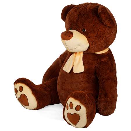 Мягкая игрушка Тутси Медведь Лапочкин игольчатый 100 см коричневый